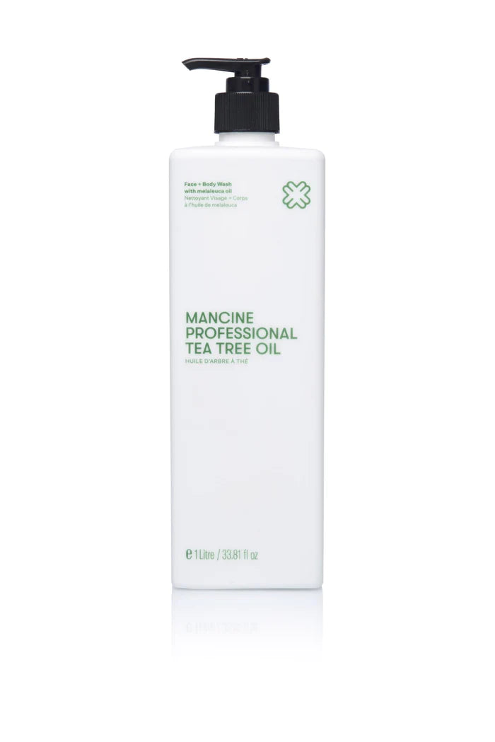 Mancine Face & Body Wash Tea Tree 1 Litre