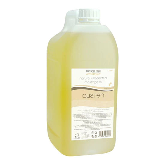 Natural Look Glisten Unscented Body Massage Oil 5lt