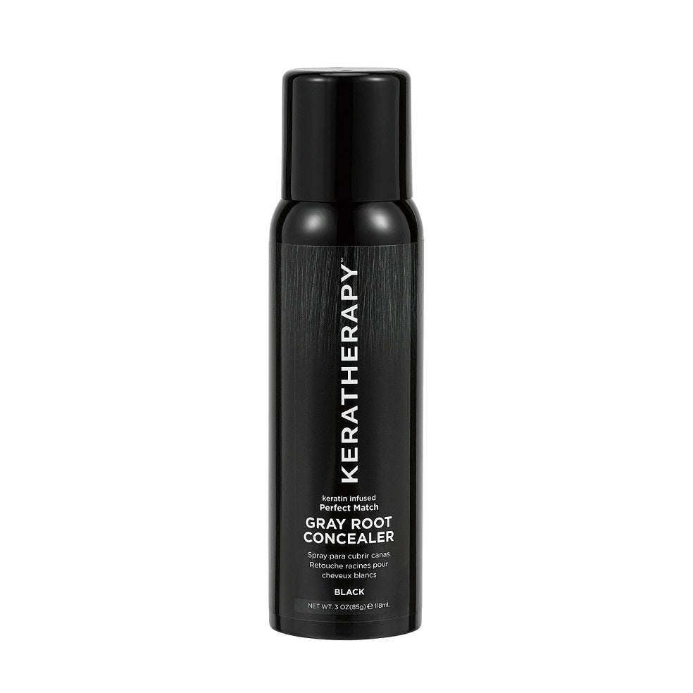Keratherapy Gray Root Concealer - Black 118ml