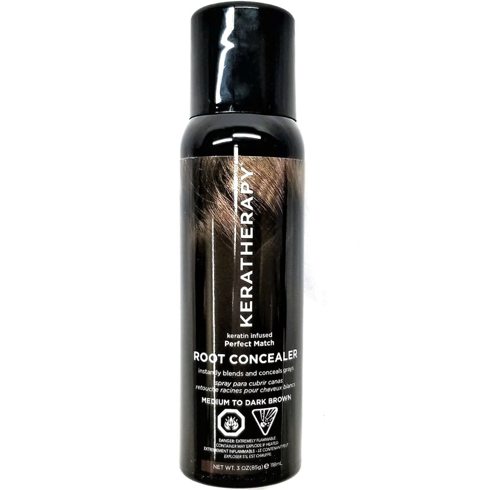 Keratherapy Gray Root Concealer - Medium to Dark Brown 118ml