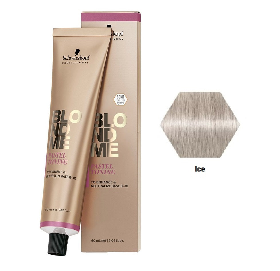 Schwarzkopf BlondMe Pastel Toning Ice 60ml T-Ice