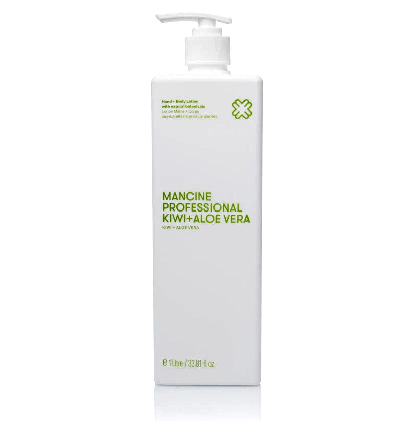 Mancine Hand & Body Lotion: Kiwi & Aloe 1 Litre