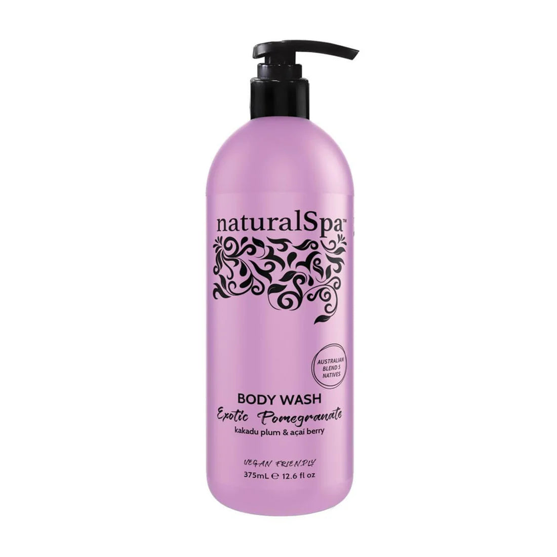 Natural Look NaturalSpa Body Wash 1lt Exotic Pomegranate