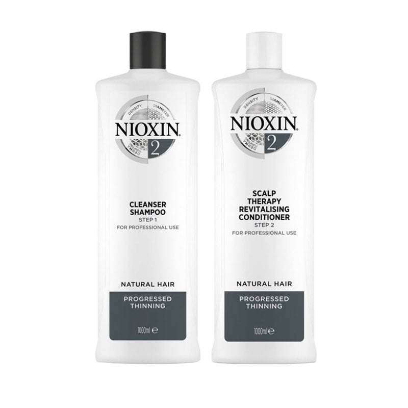 Nioxin System 2 Shampoo & Conditioner Duo 1lt