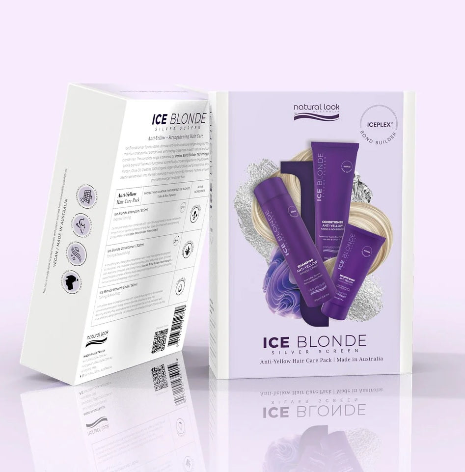 Natural Look Silver Screen Ice Blonde Trio Gift Pack