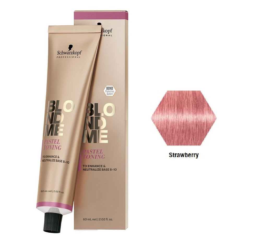 Schwarzkopf BlondMe Pastel Toning Strawberry 60ml T-Strawberry