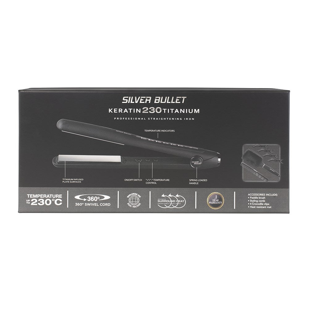 Silver Bullet Keratin 230 Titanium Hair Straightener