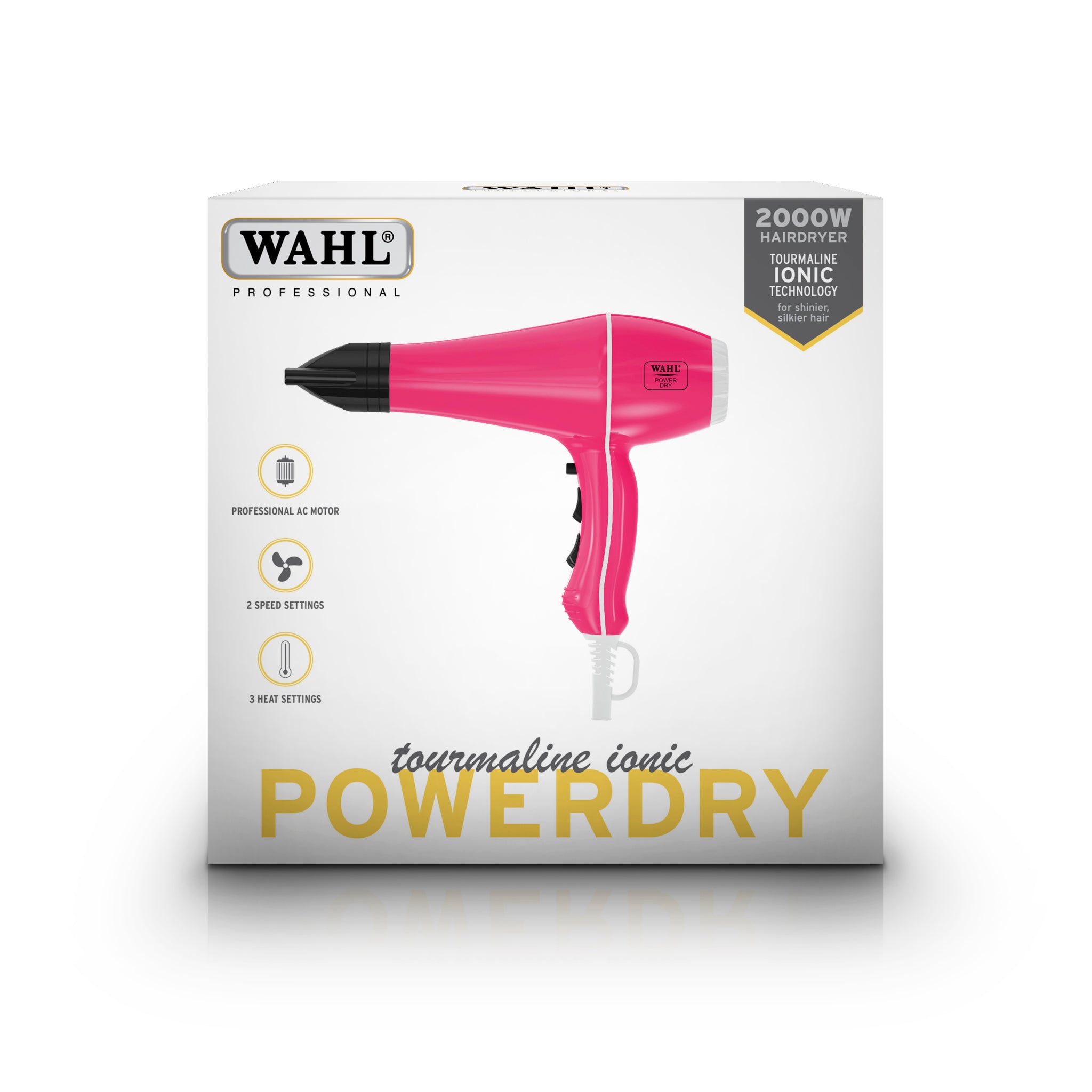 Wahl PowerDry Hair Dryer - Pink