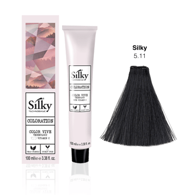 Silky Colour 100ml - 5.11 Light Intense Ash Brown