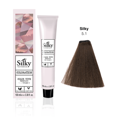 Silky Colour 100ml - 5.1 Light Ash Brown