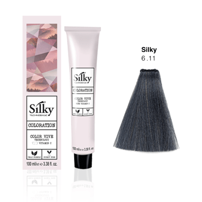Silky Colour 100ml - 6.11 Dark Intense Ash Blonde