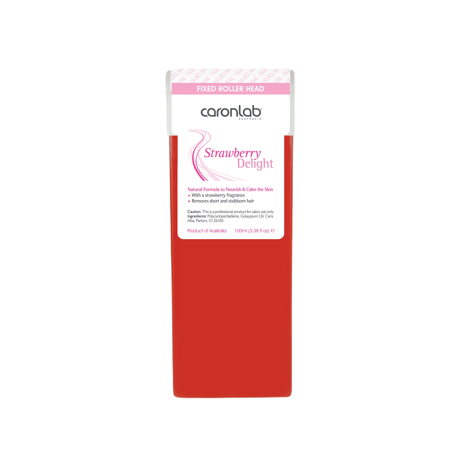 Caronlab Strawberry Delight Strip Wax Cartridge 100ml