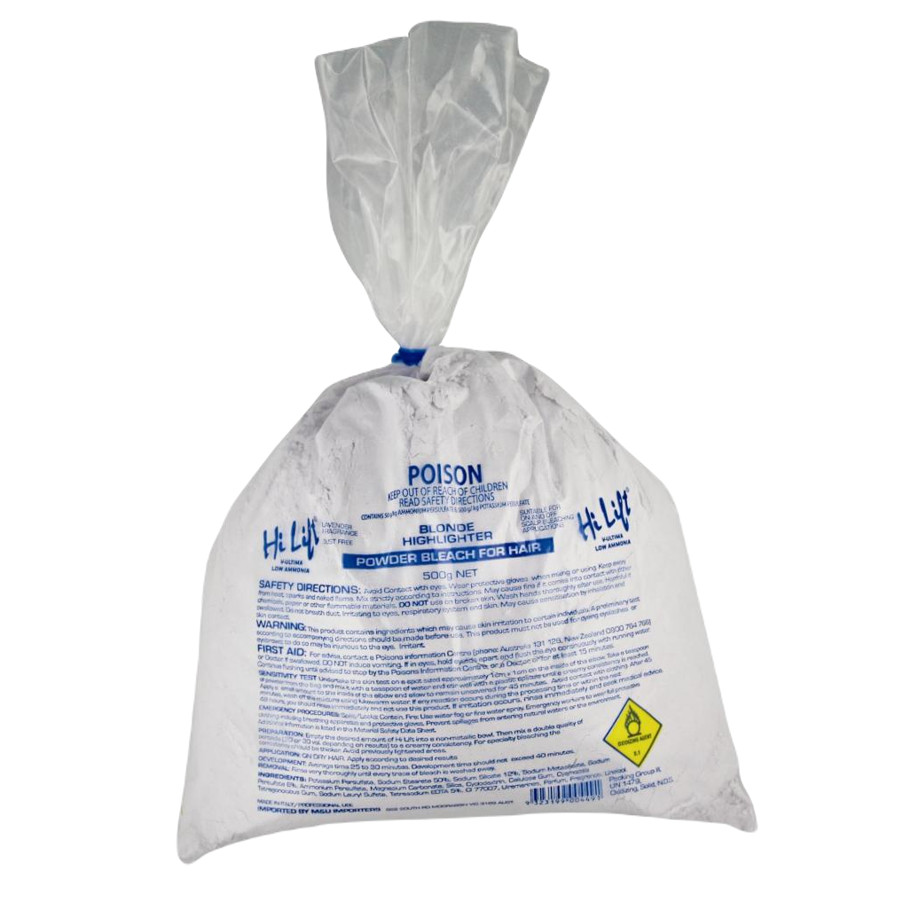 Hi Lift Powder Bleach Bag Violet 500g