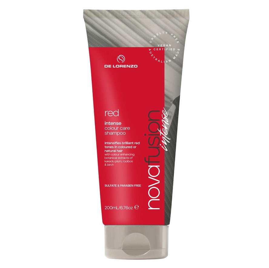 De Lorenzo Novafusion Intense Red Shampoo 200ml