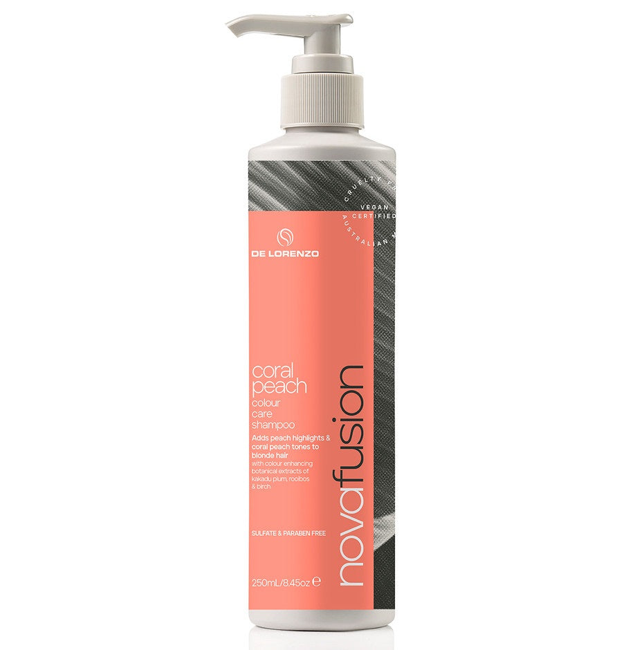 De Lorenzo Novafusion Coral Peach Shampoo 250ml