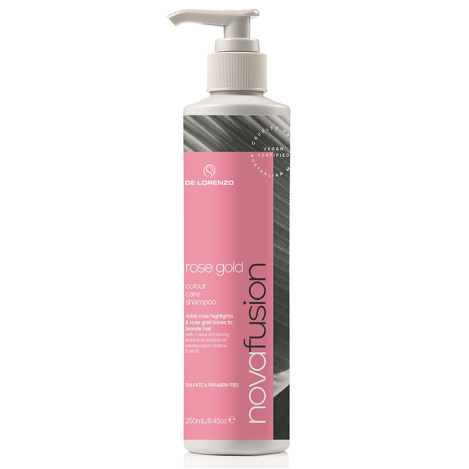 De Lorenzo Novafusion Rose Gold Shampoo 250ml
