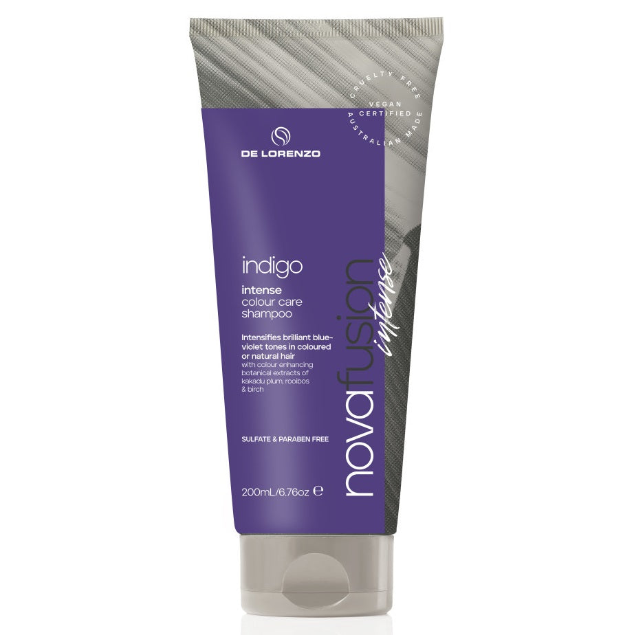 De Lorenzo Novafusion Intense Indigo Shampoo 200ml