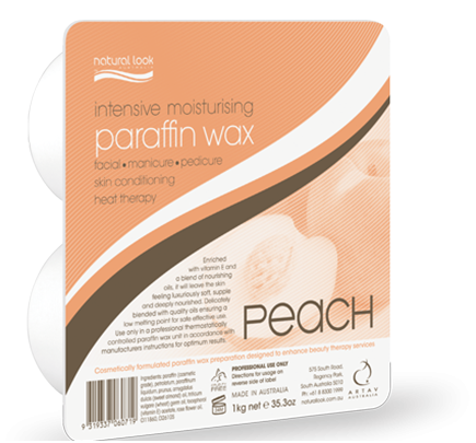 Natural Look Peach Paraffin Wax 1kg