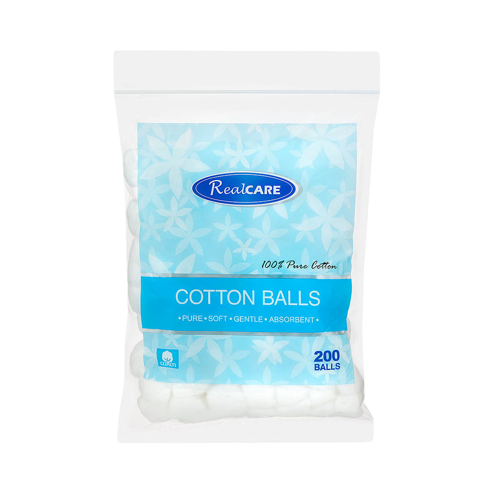 Realcare Cotton Balls 200pk
