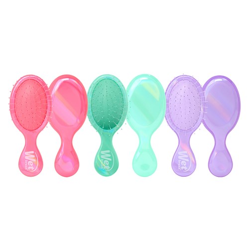 WetBrush Prismatic Glow Mini Detangler - Pink