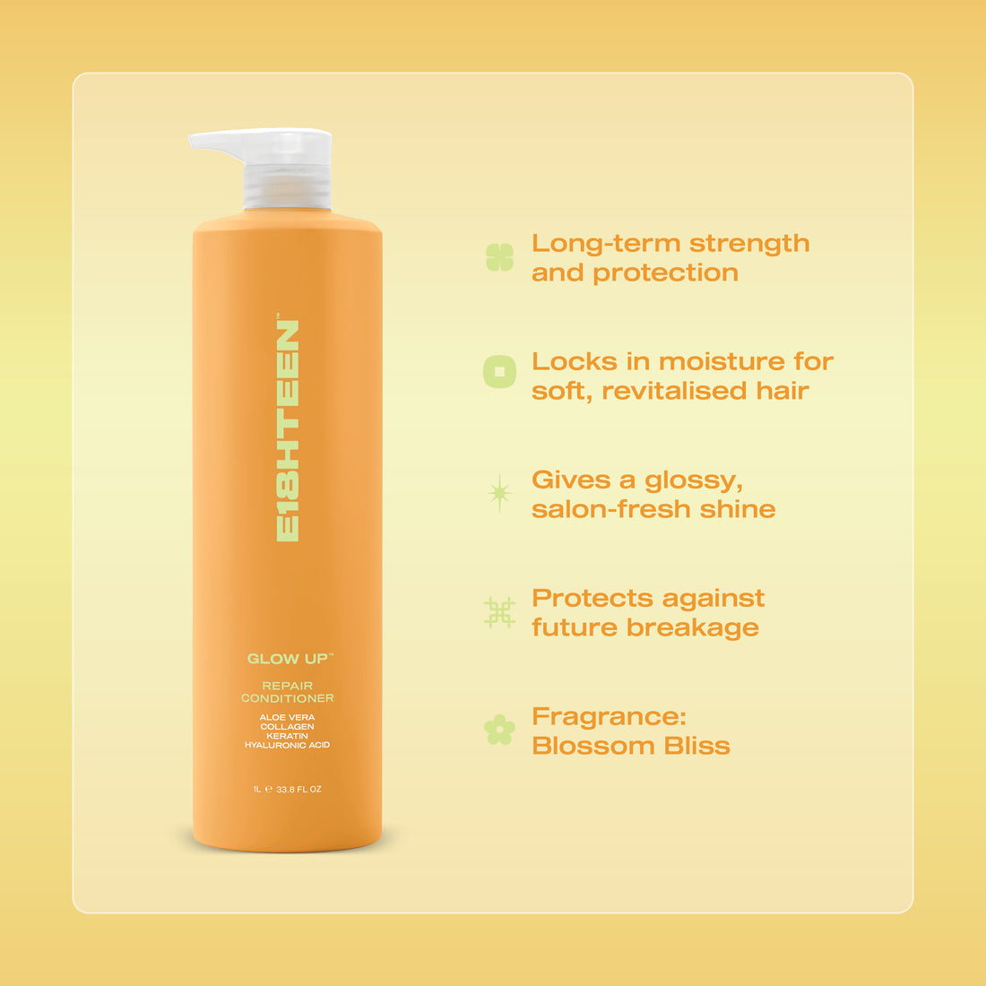 E18HTEEN Glow Up Repair Conditioner 1L