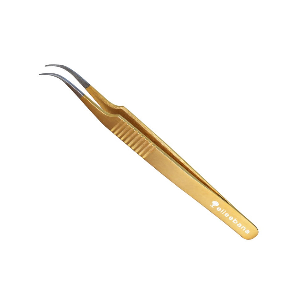 Elleebana Curved Tip 12cm Tweezer