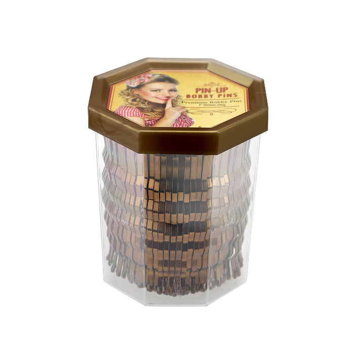 Pin-Up Bobby Pins 3 Inch 250g - Bronze