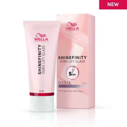 Wella Shinefinity Zero Lift Colour Glaze 60ml - 010/6