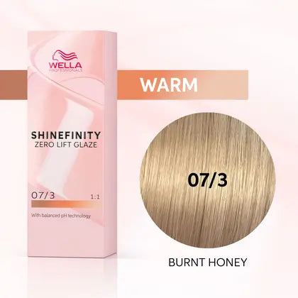 Wella Shinefinity Zero Lift Colour Glaze 60ml - 07/3