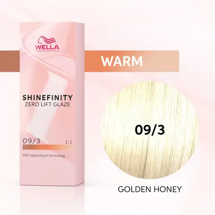 Wella Shinefinity Zero Lift Colour Glaze 60ml - 09/3