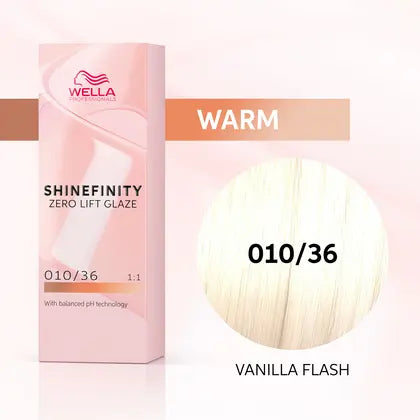 Wella Shinefinity Zero Lift Colour Glaze 60ml - 010/36