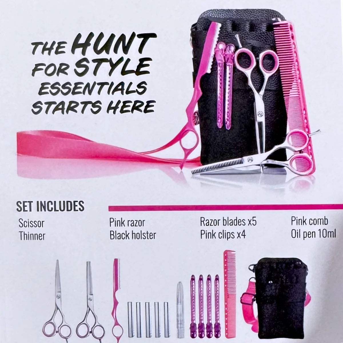 Iceman Star Slayer 5.5" Scissor Kit Pink