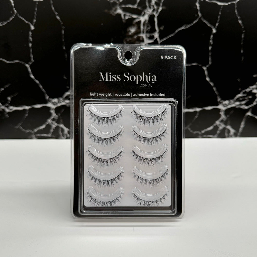 Miss Sophia Lashes 5pr S-301 (Wispy)