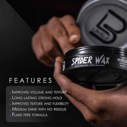 L3VEL3 Spider Wax - Fiber Texture Wax 150ml