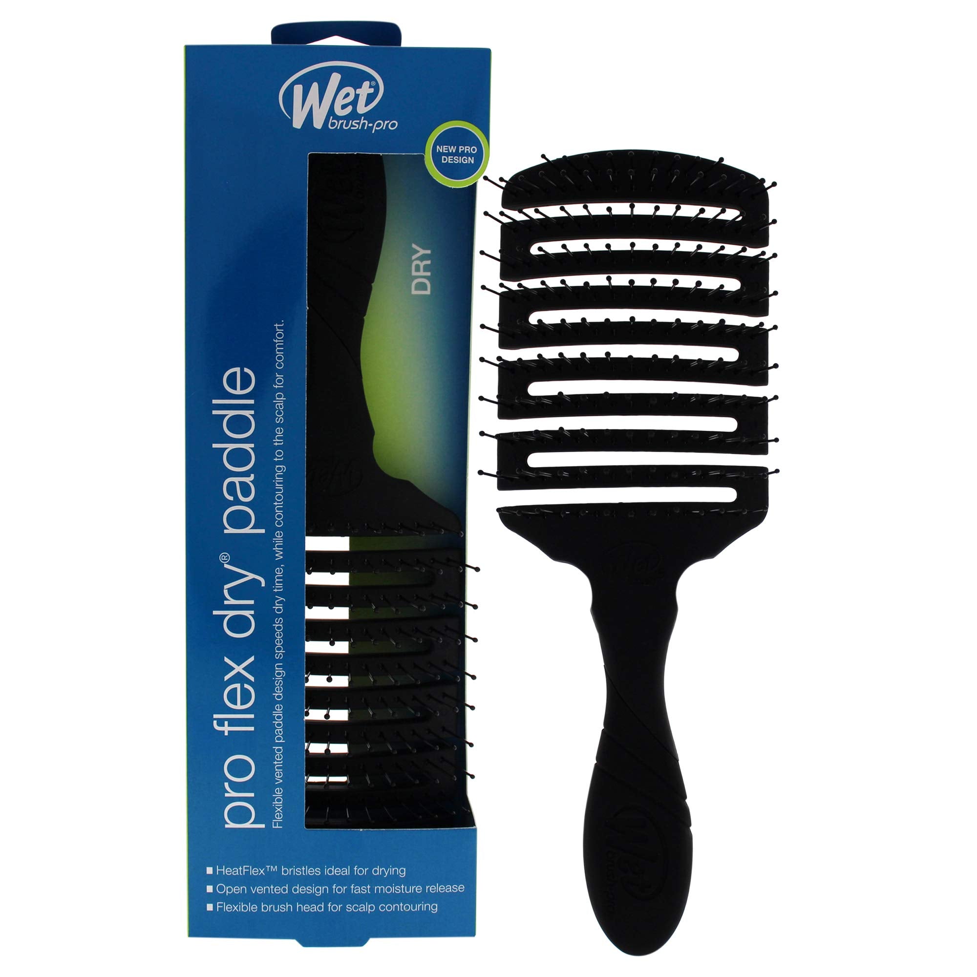 Wet Brush Pro Flex Dry Paddle - Black