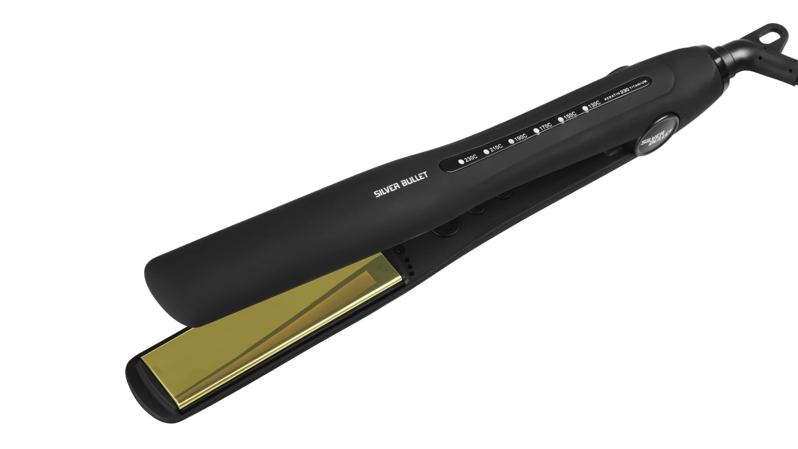 Silver Bullet Keratin 230 Hair Straightener Titanium GOLD Regular Plate