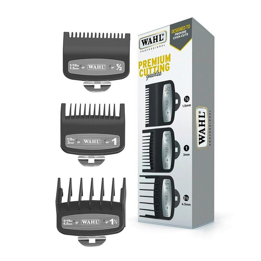 Wahl Premium Attachment Cutting Guides 3pk