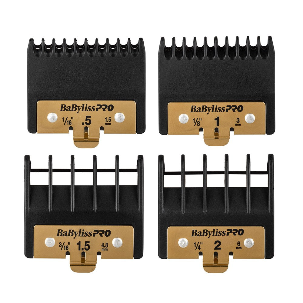 BaBylissPRO Premium Trimmer Comb Attachment Set 4pcs