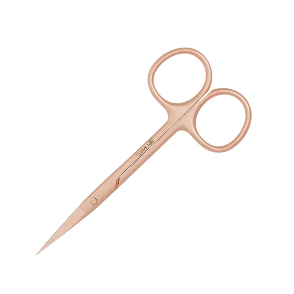 Caronlab Browvado by GRIP Pecision Scissors - Rose Gold