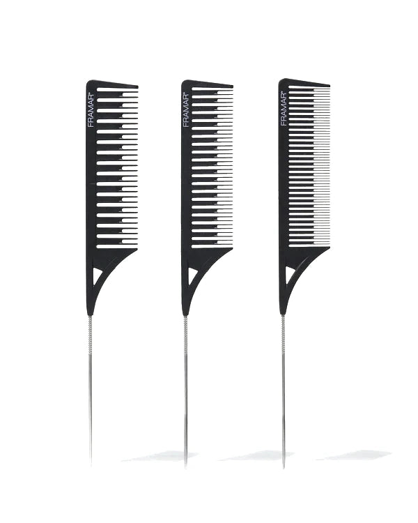 Framar Dreamweaver Highlighting Combs - Black 3pk