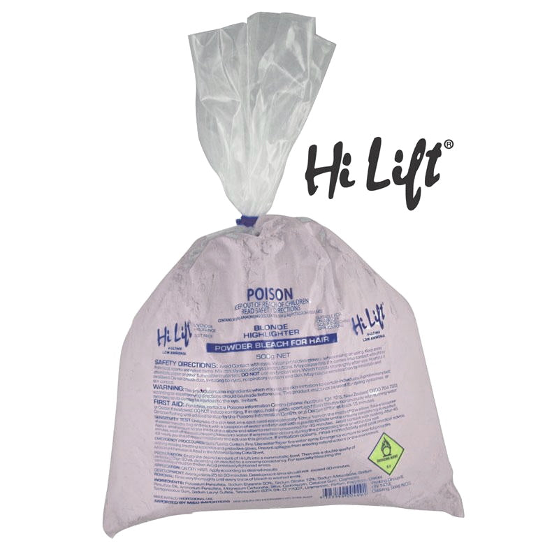 Hi Lift Powder Bleach Bag Violet 500g