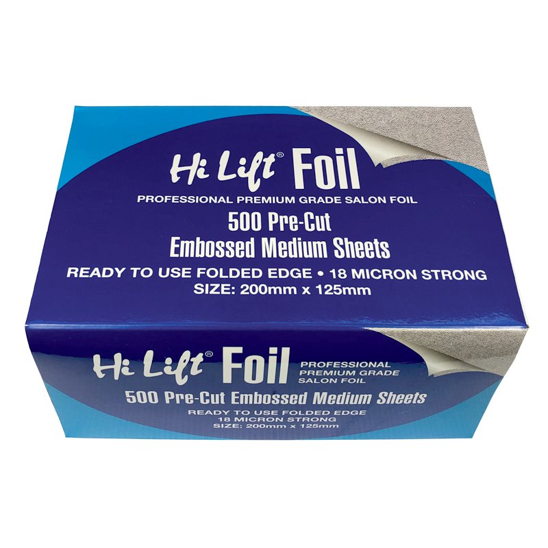 Hi Lift Foil 500 Pre Cut Sheets - Medium - 18 Micron Silver