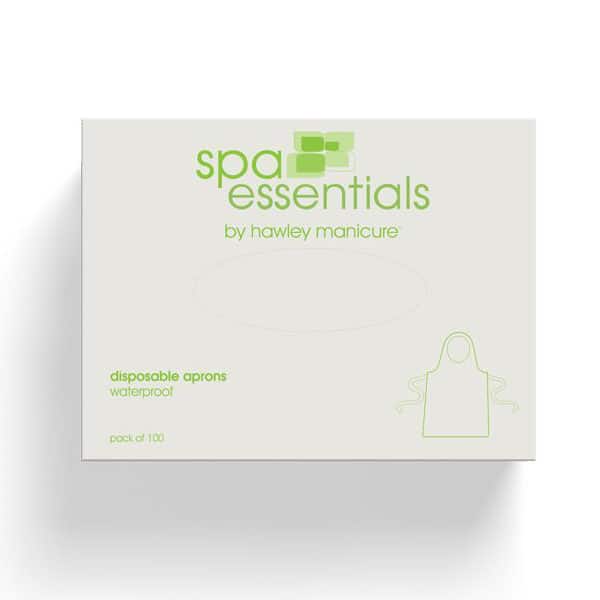 Hawley Spa Essentials Disposable Aprons 100 Pack