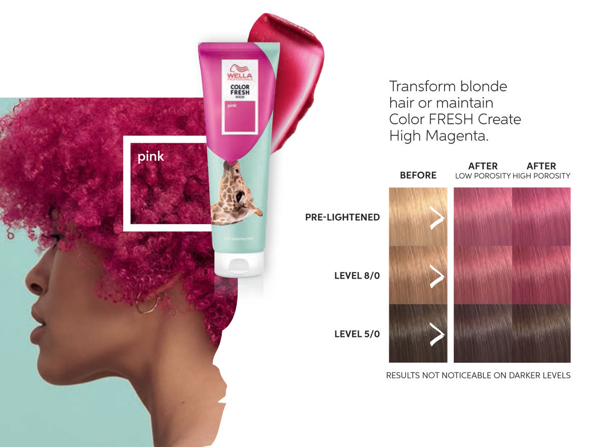 Wella Colour Fresh Mask 150ml - Pink