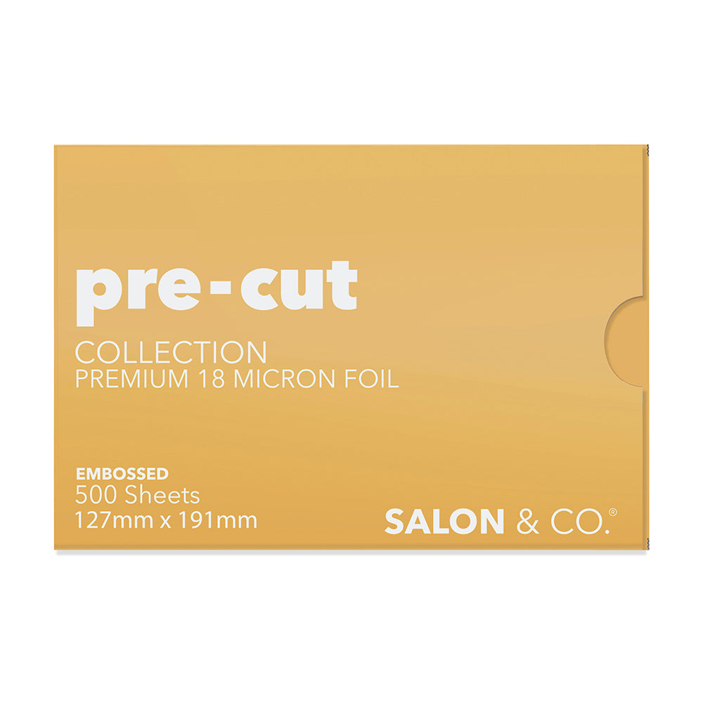 SALON & CO Pre Cut Foil Embossed 500 Sheets