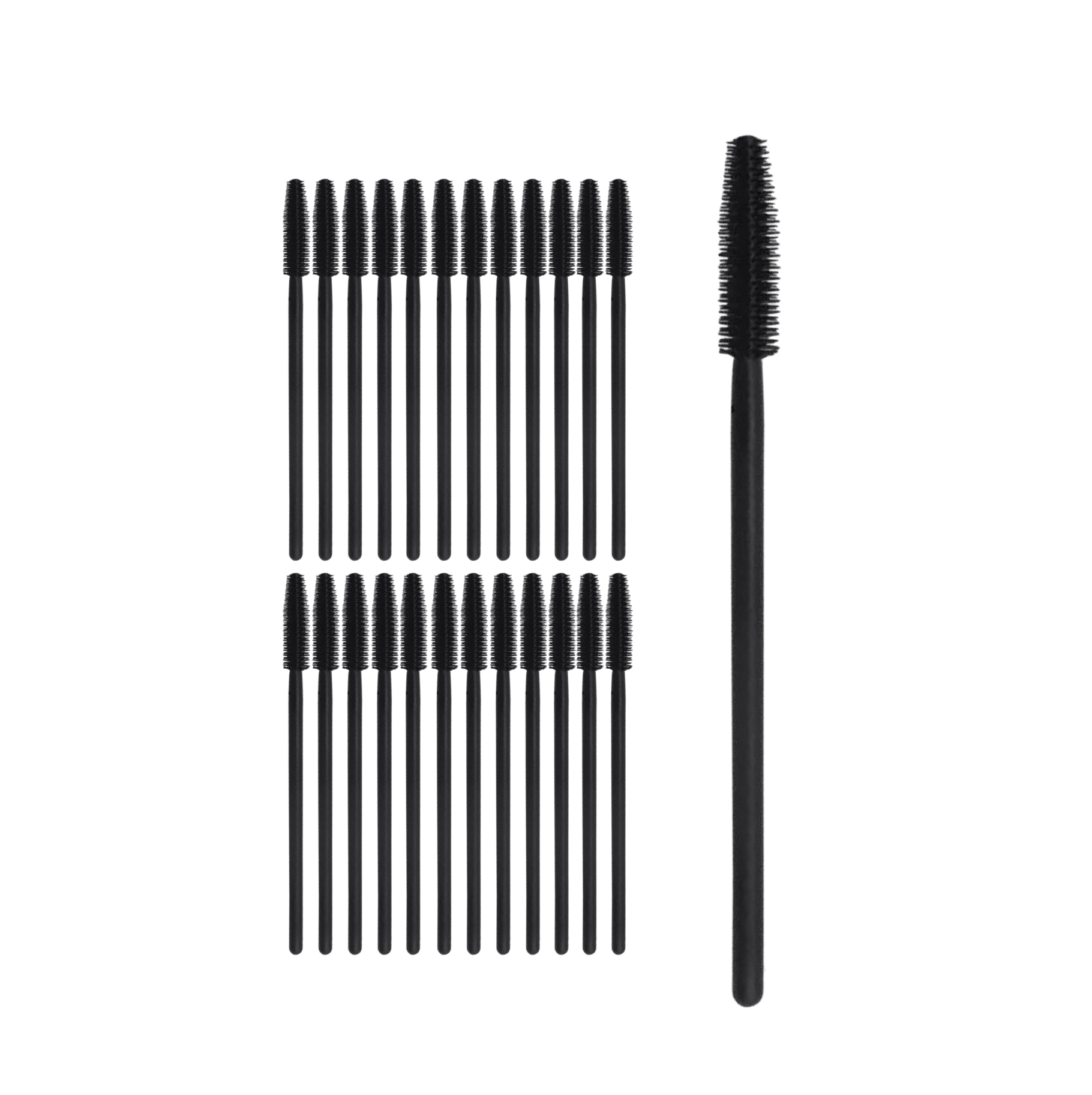 Disposable Silicone Mascara Wand/Spoolies 25pack