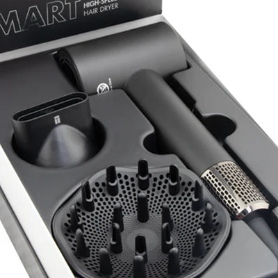 TUFT Professional Compact Smart Hair Dryer with bonus Diffuser - Black