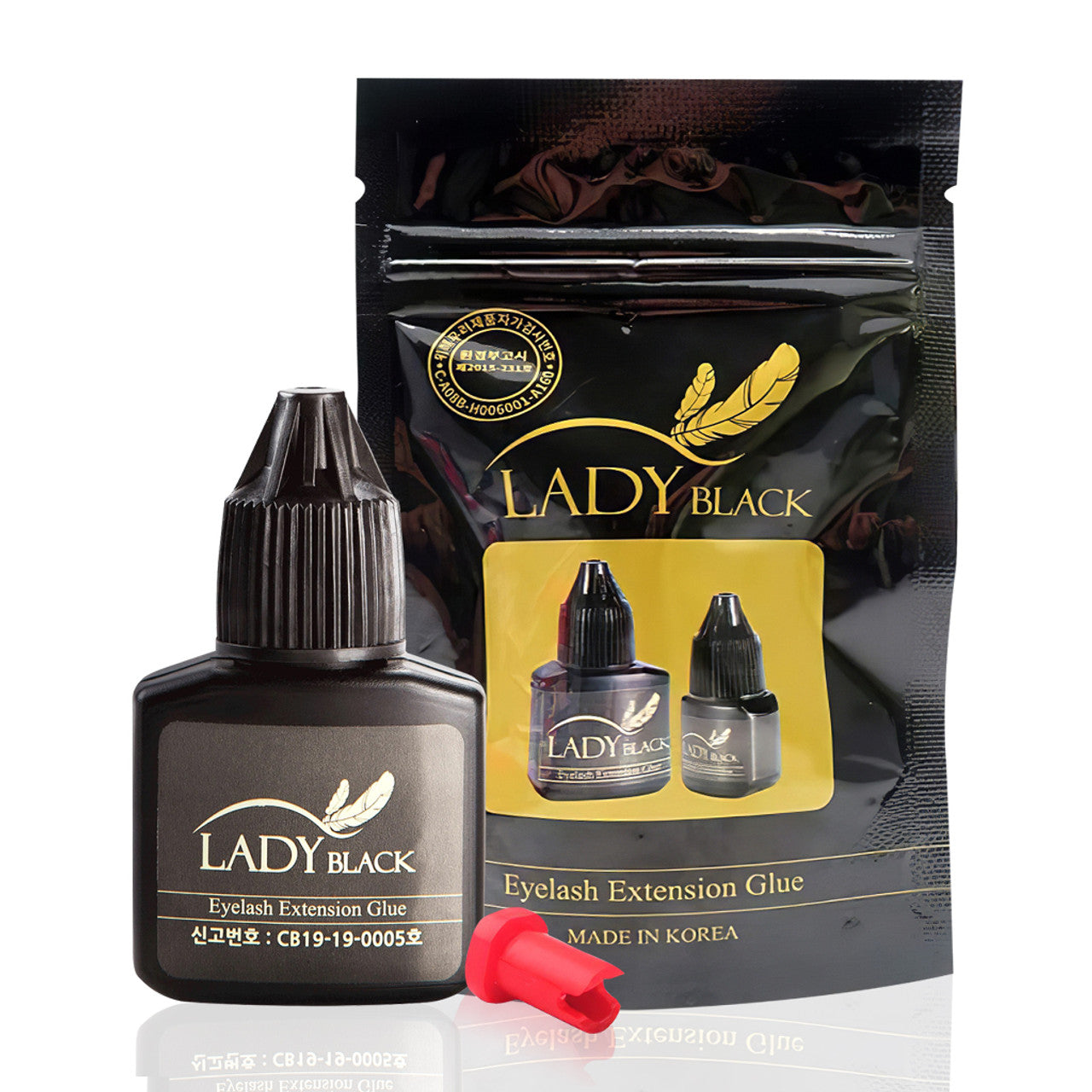 Lady Black Eyelash Extension Glue 10g
