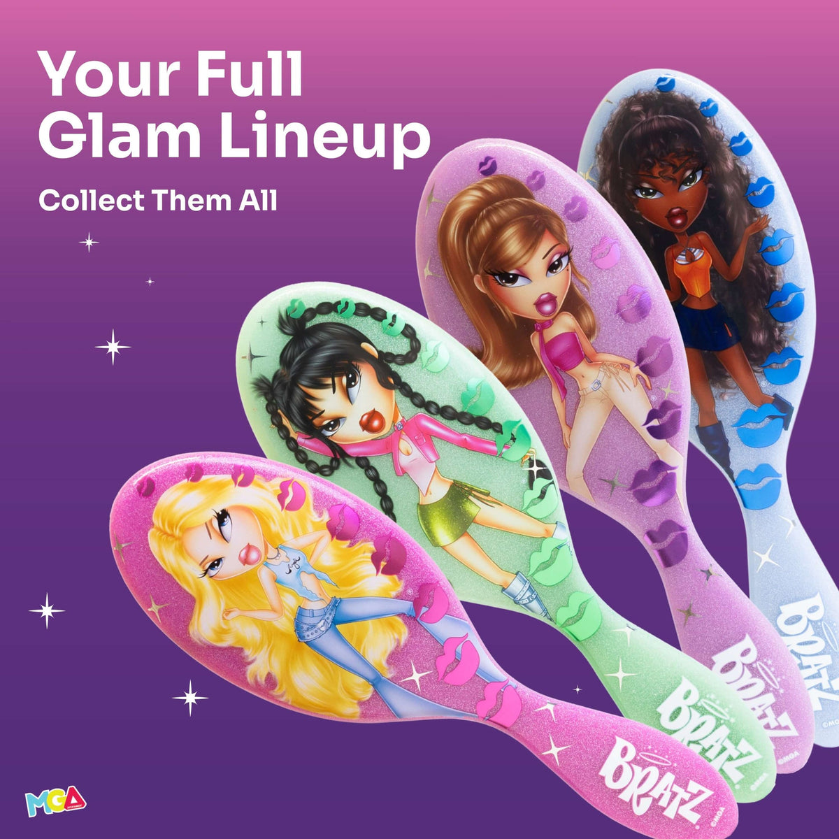 Wet Brush x Bratz Original Detangler & Claw Clips Kit - Sasha