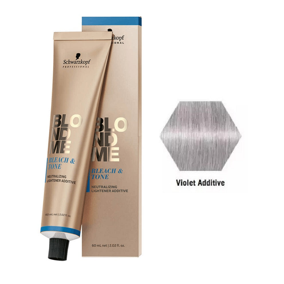 Schwarzkopf BlondMe Bleach and Tone 60g Violet Additive